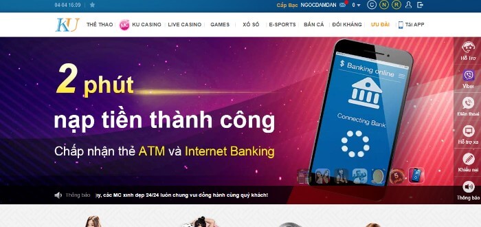 Chi tiết cách mở khóa chức năng nạp tiền Kubet