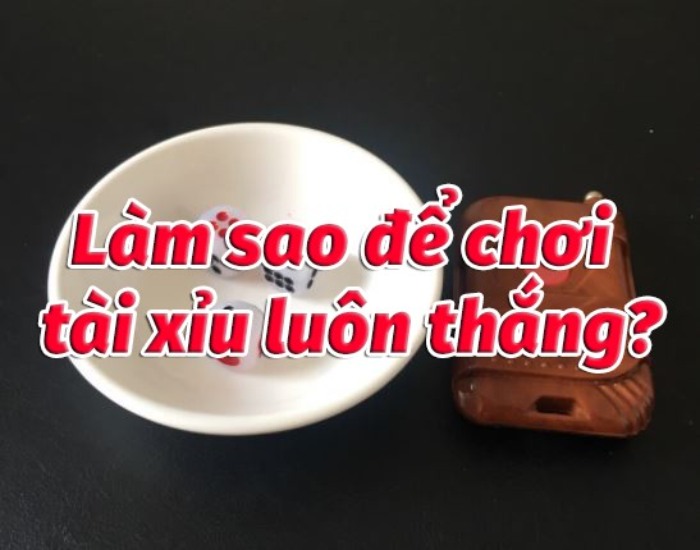 Áp dụng cách chơi tài xỉu luôn thắng thật thông minh