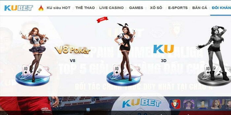 Cập nhật top sảnh cược, giải trí game đối kháng KUBET